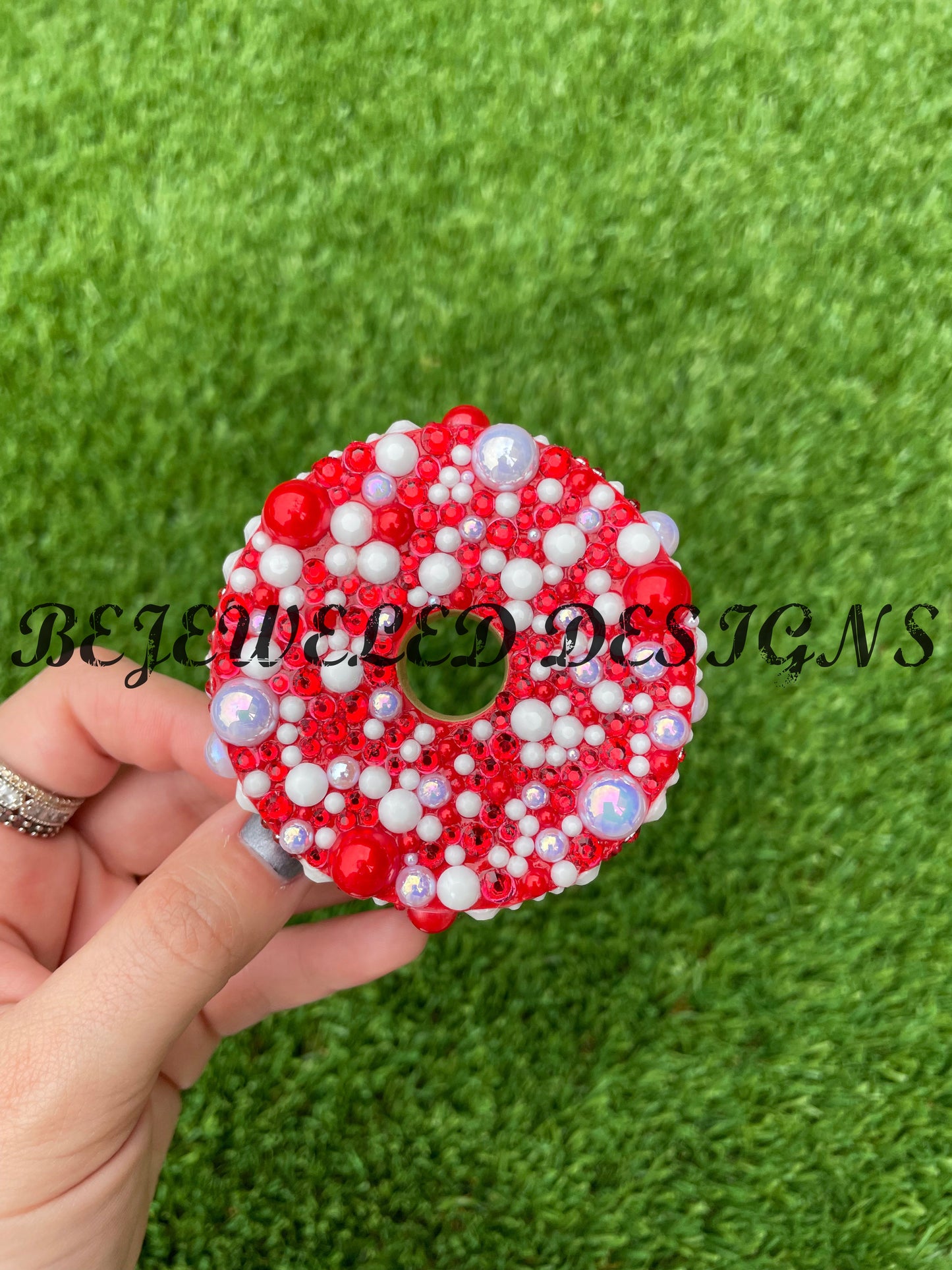 Rhinestone Bamboo Lids