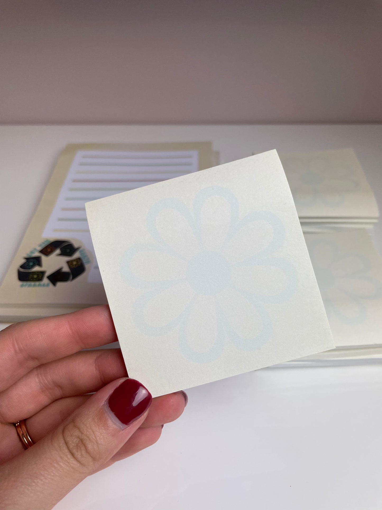 3x3 Flower Sticky Note