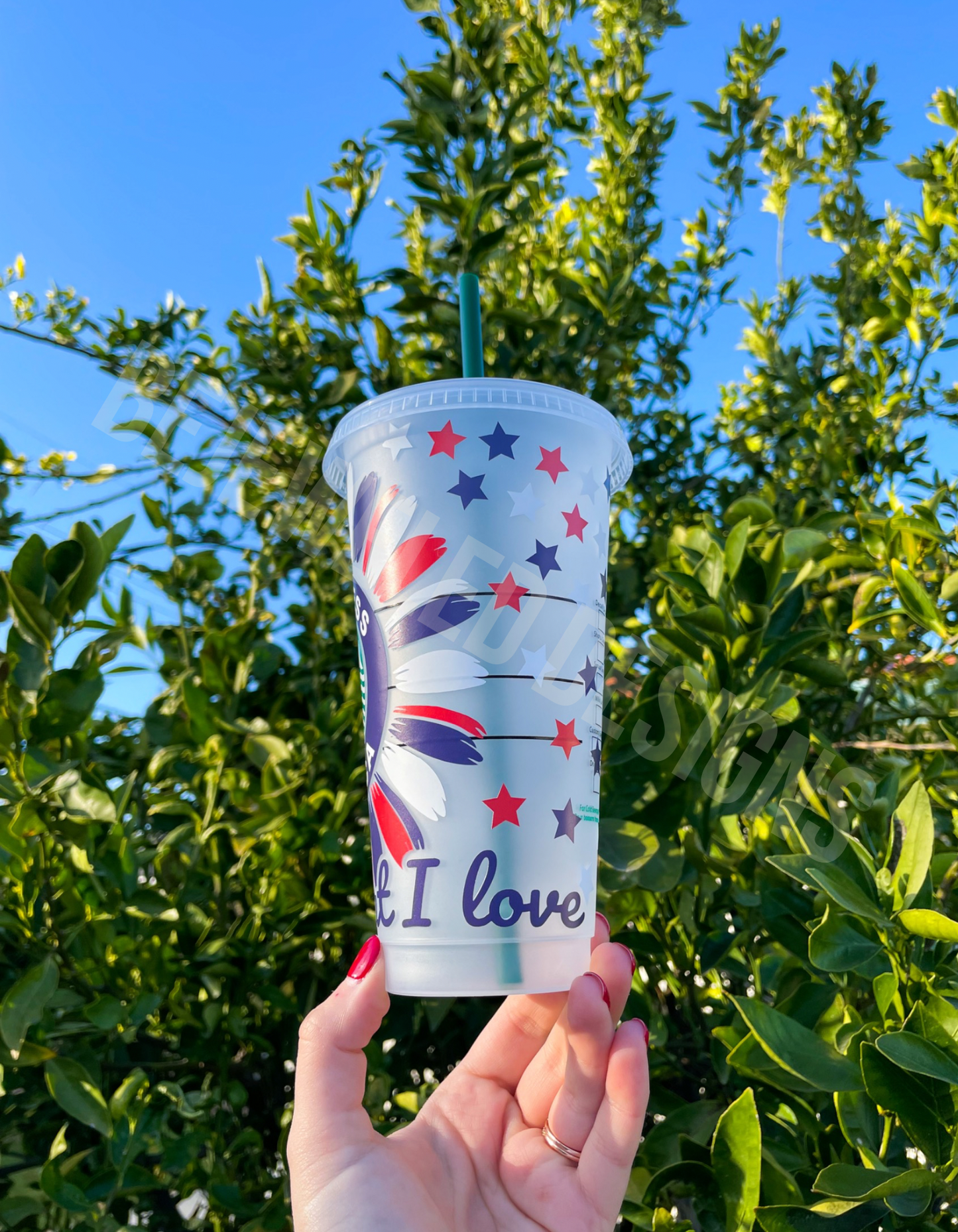 God Bless America Cold Cup