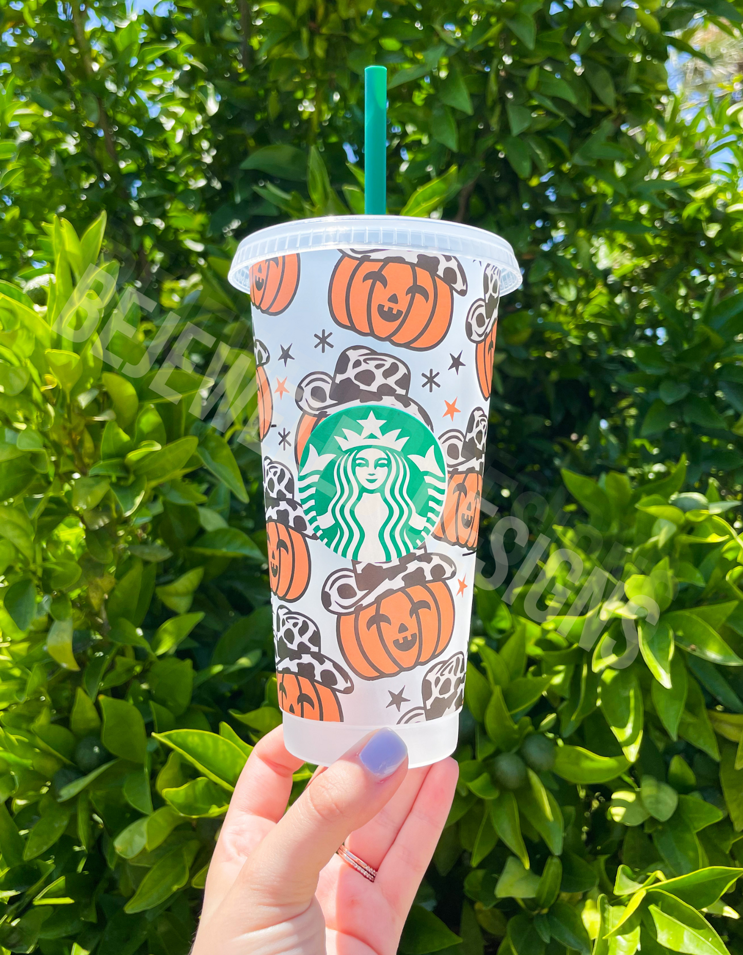 Cowboy Pumpkins Cold Cup