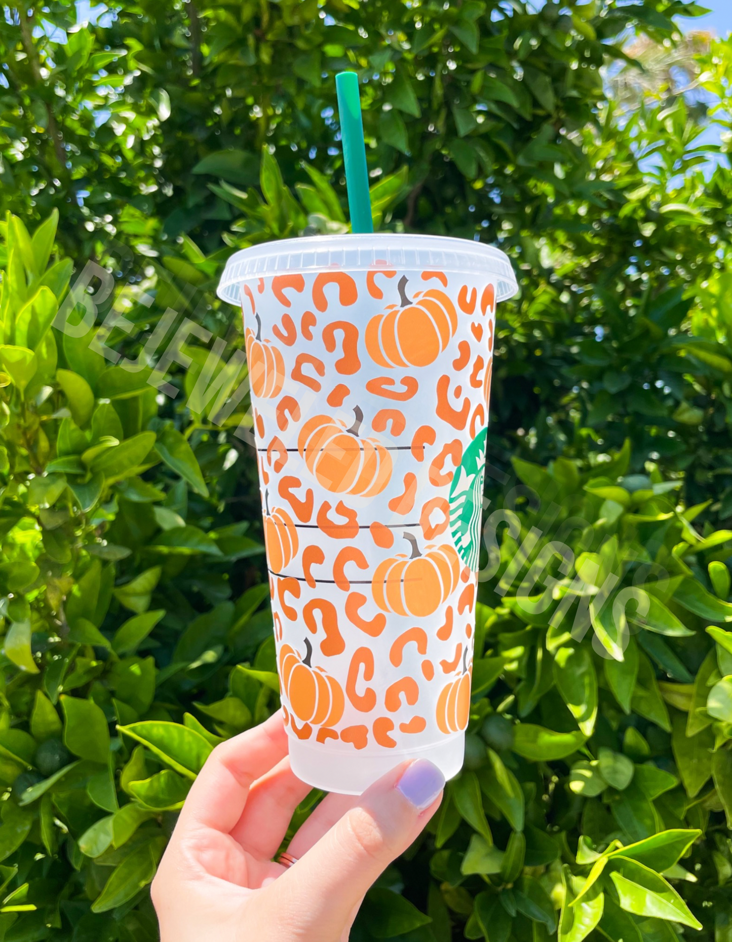 Pumpkin Leopard Cold Cup