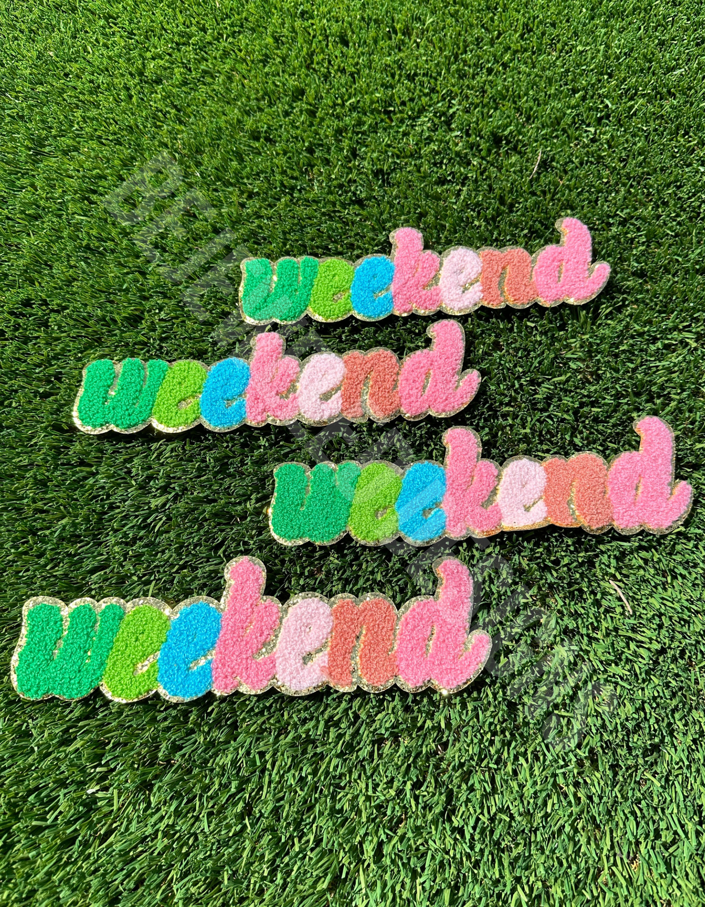 Weekend Chenille Patch Wholesale