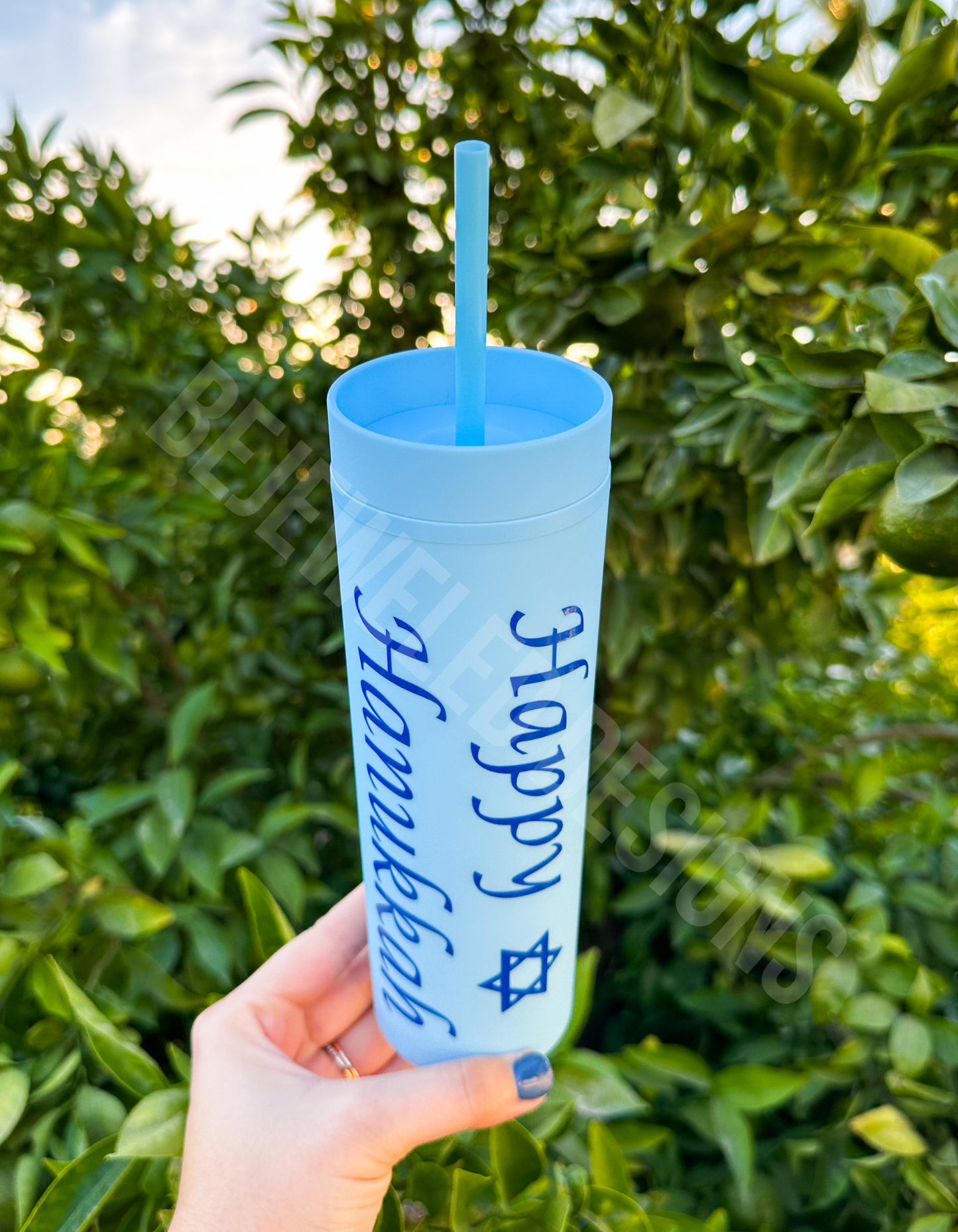 Happy Hanukkah Tumbler