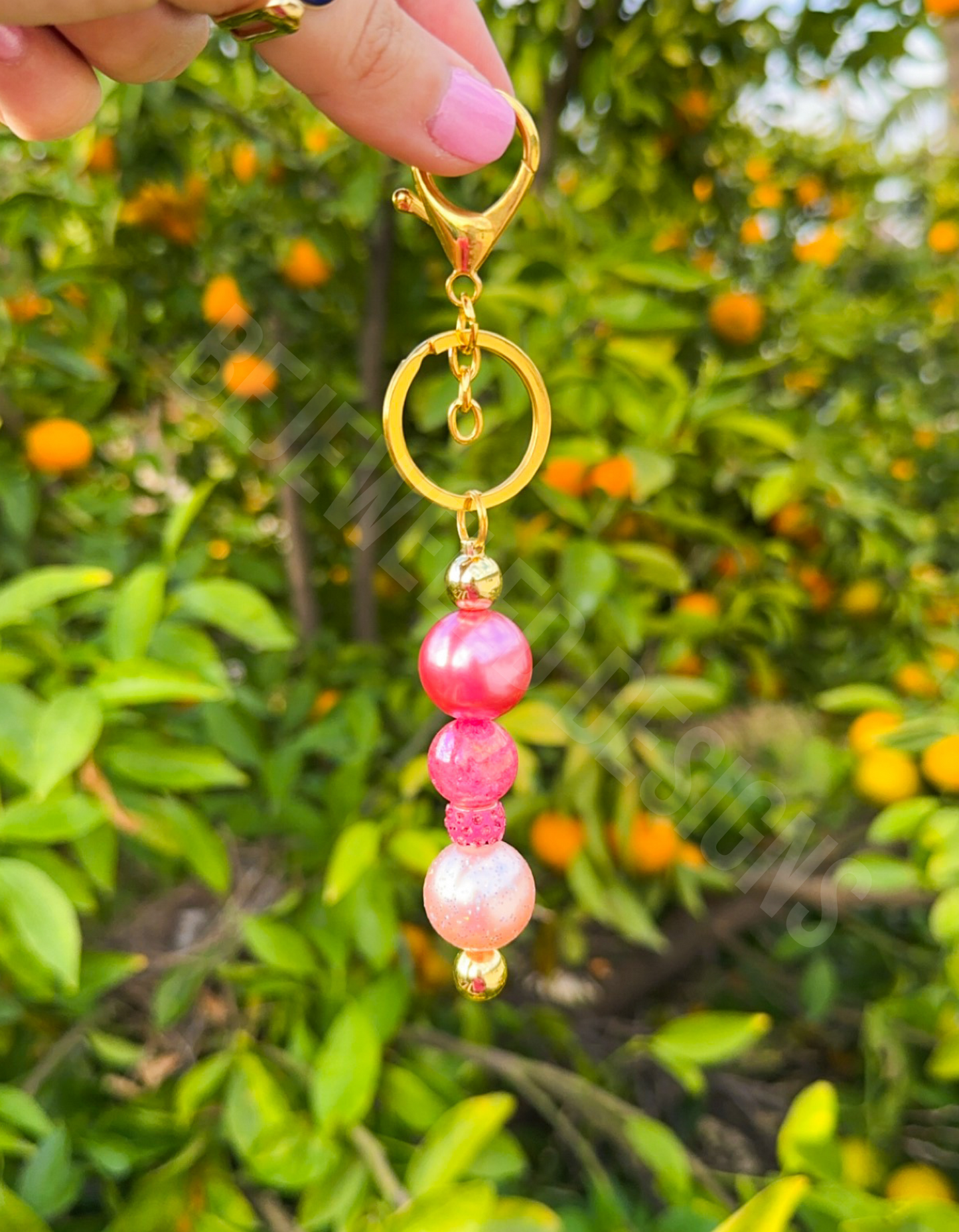 Pink Vibes Keychain