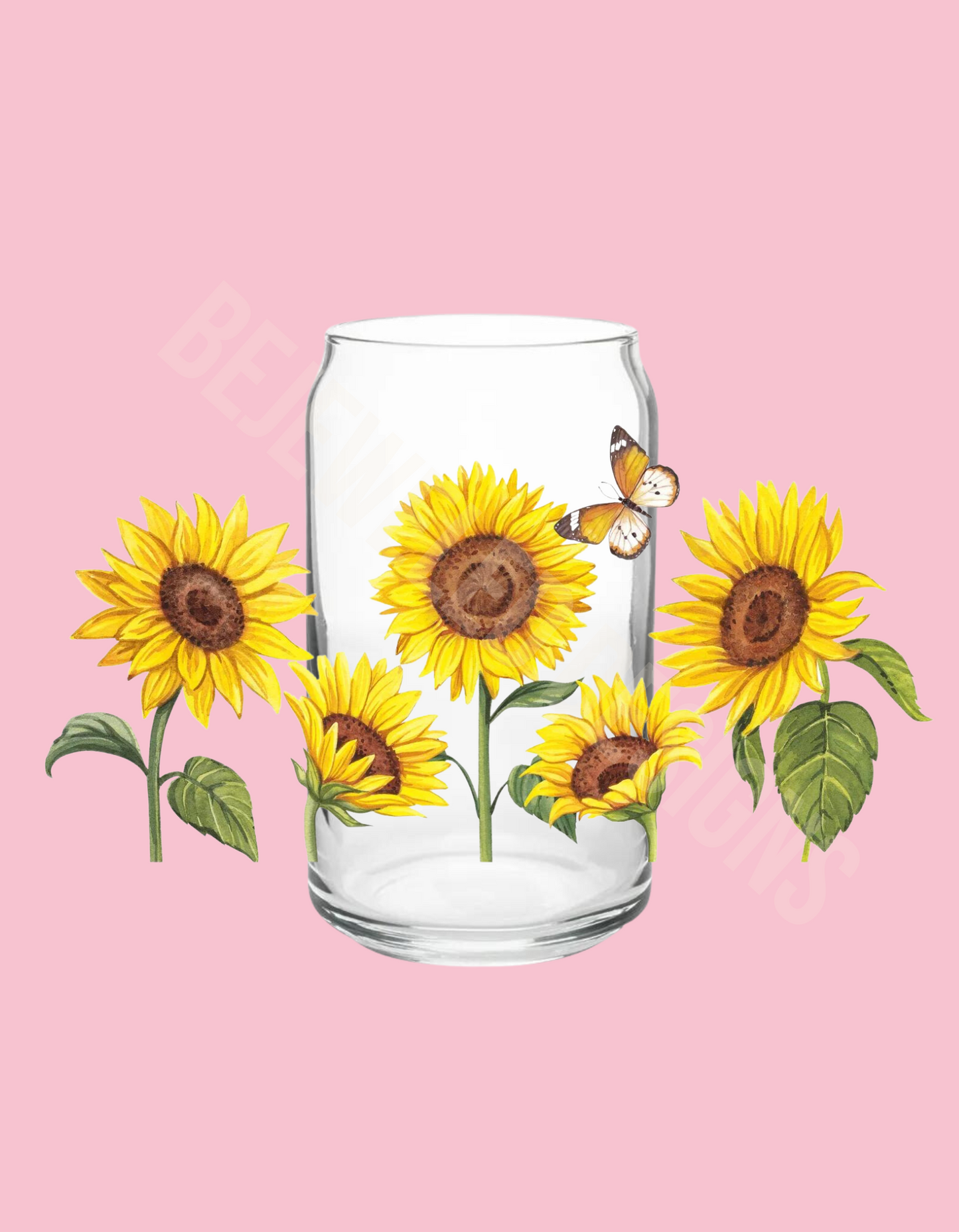 Sunflower Beer Can