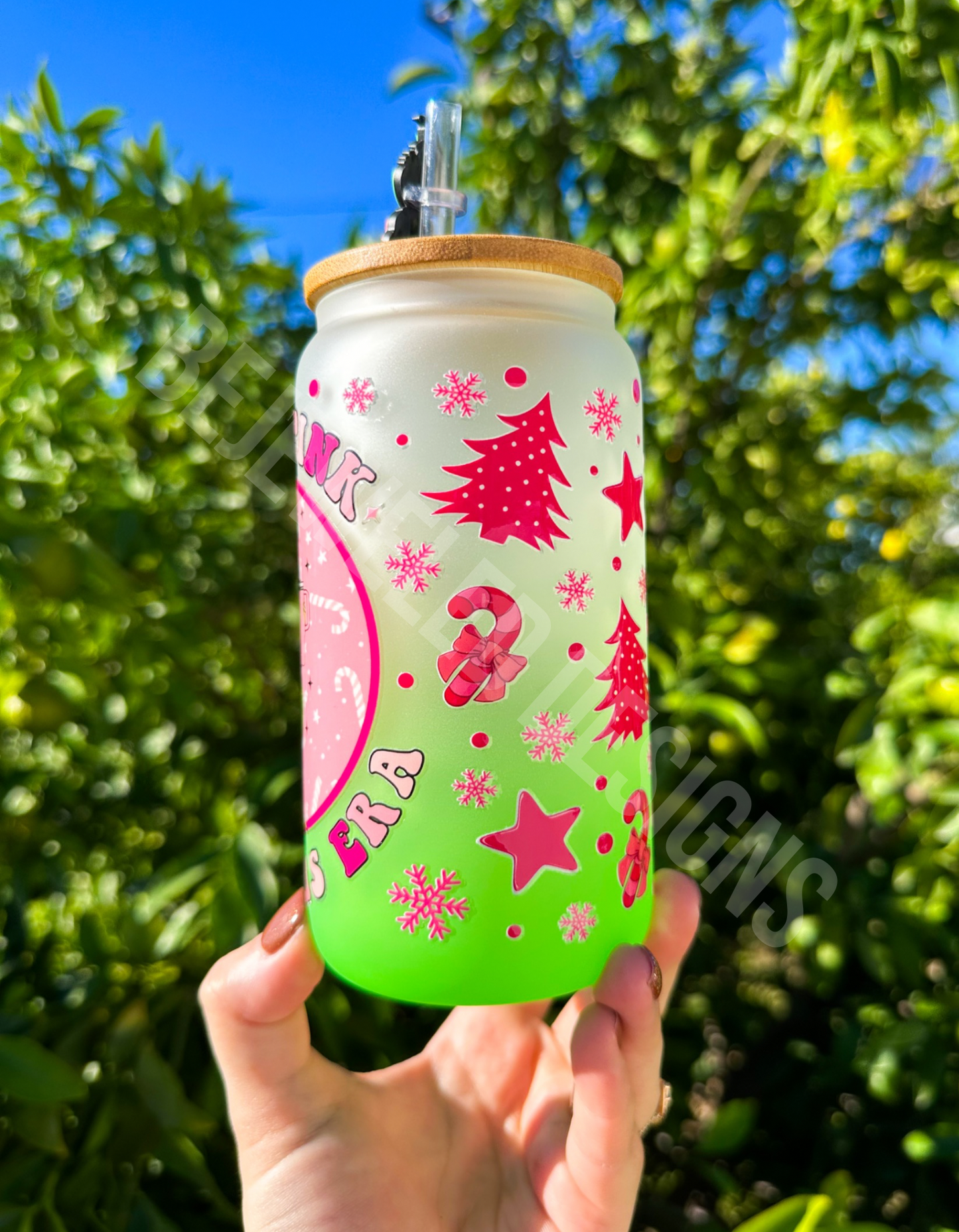 Christmas Ombre Cold Cup