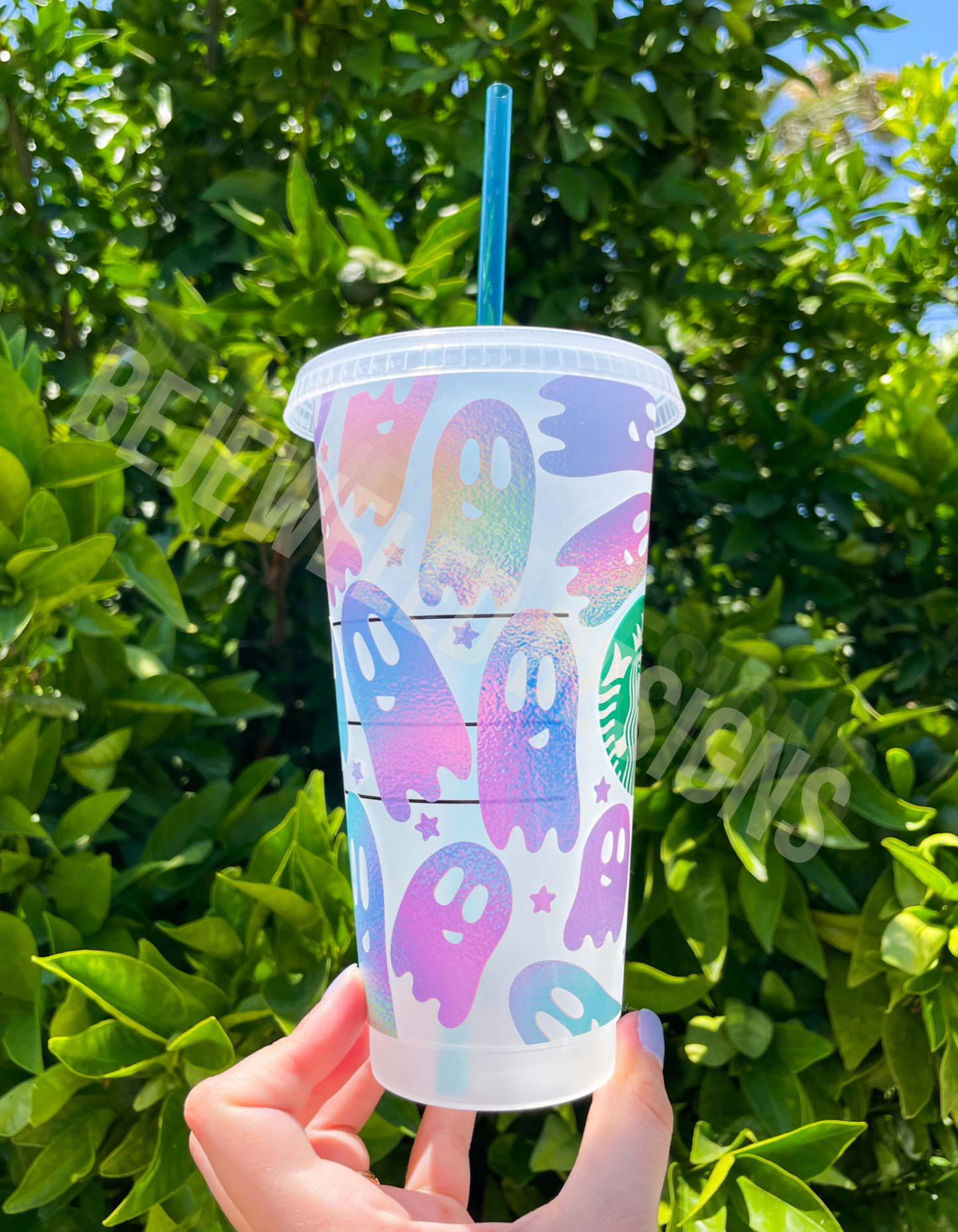 Rainbow Ghosts Cold Cup