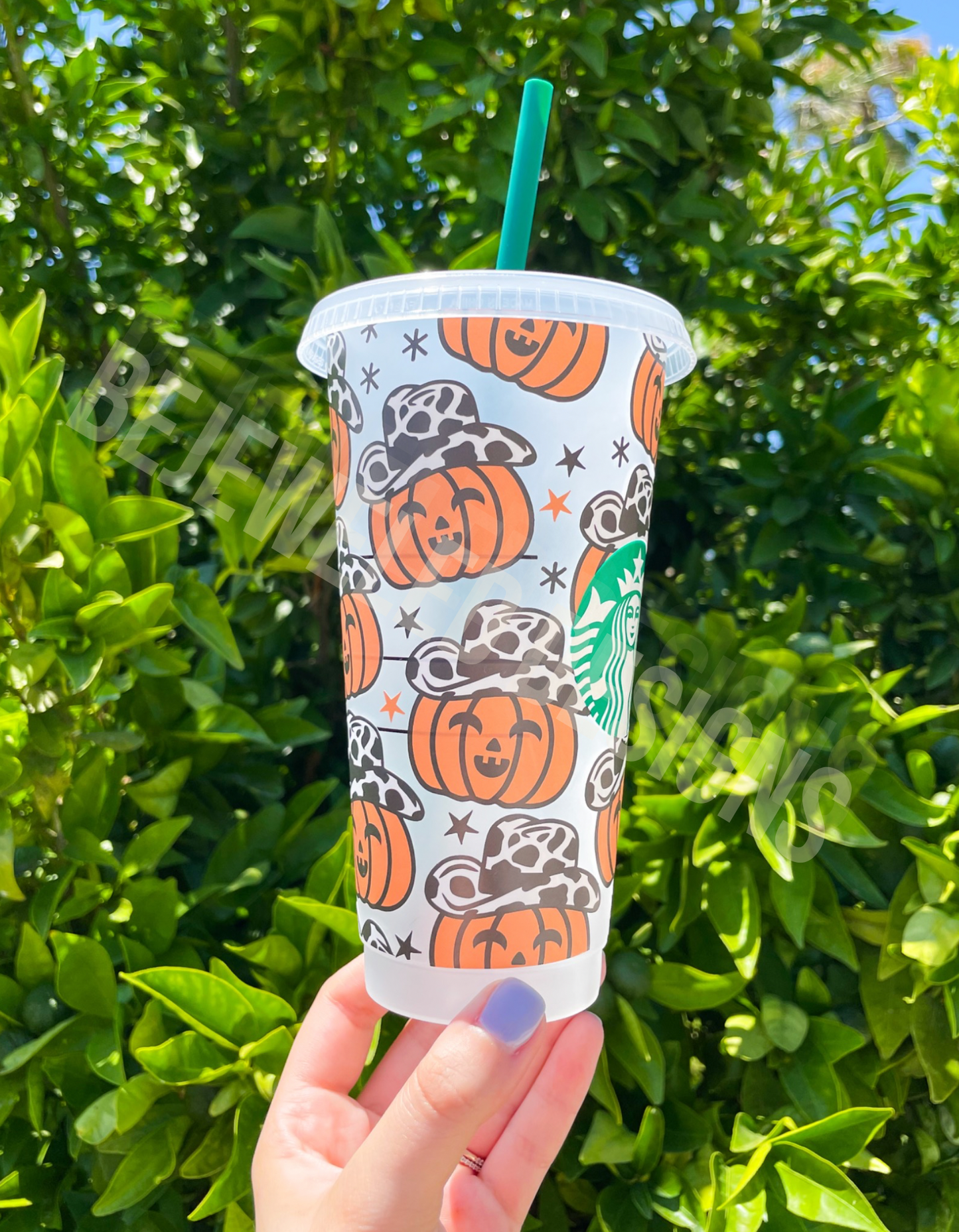 Cowboy Pumpkins Cold Cup