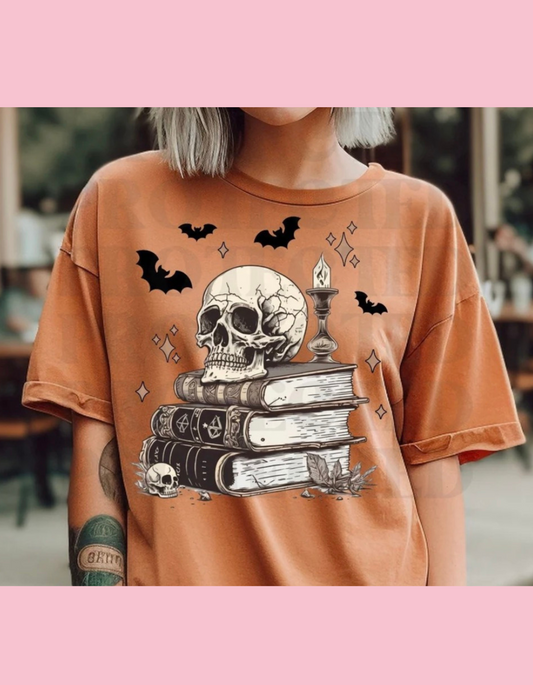 Skull Books Shirt