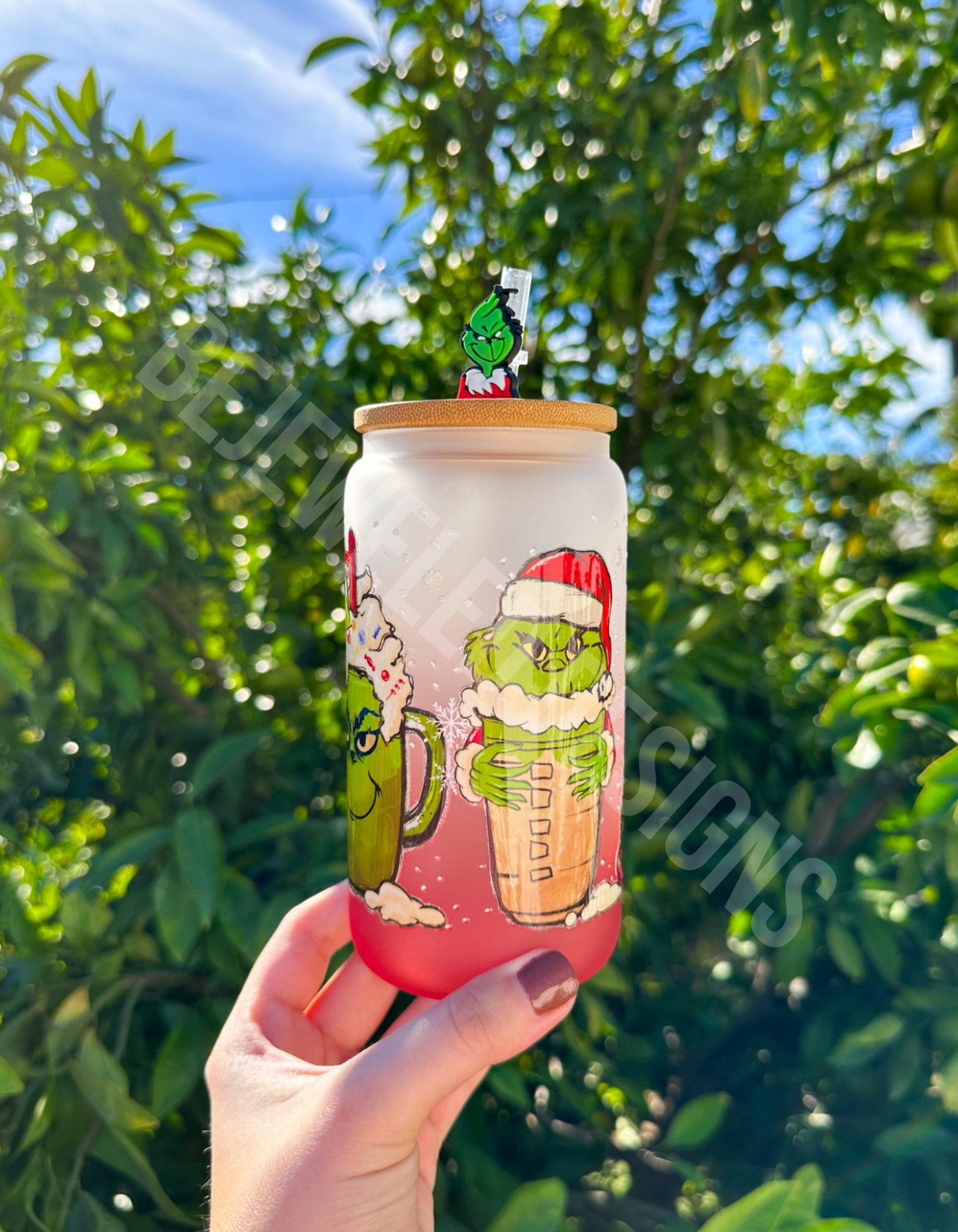 Christmas Ombre Cold Cup
