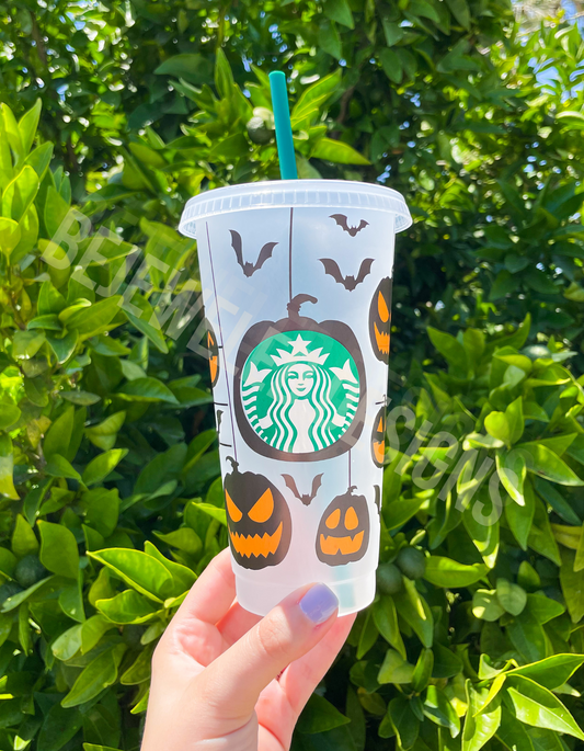 Spooky Pumpkins Cold Cup