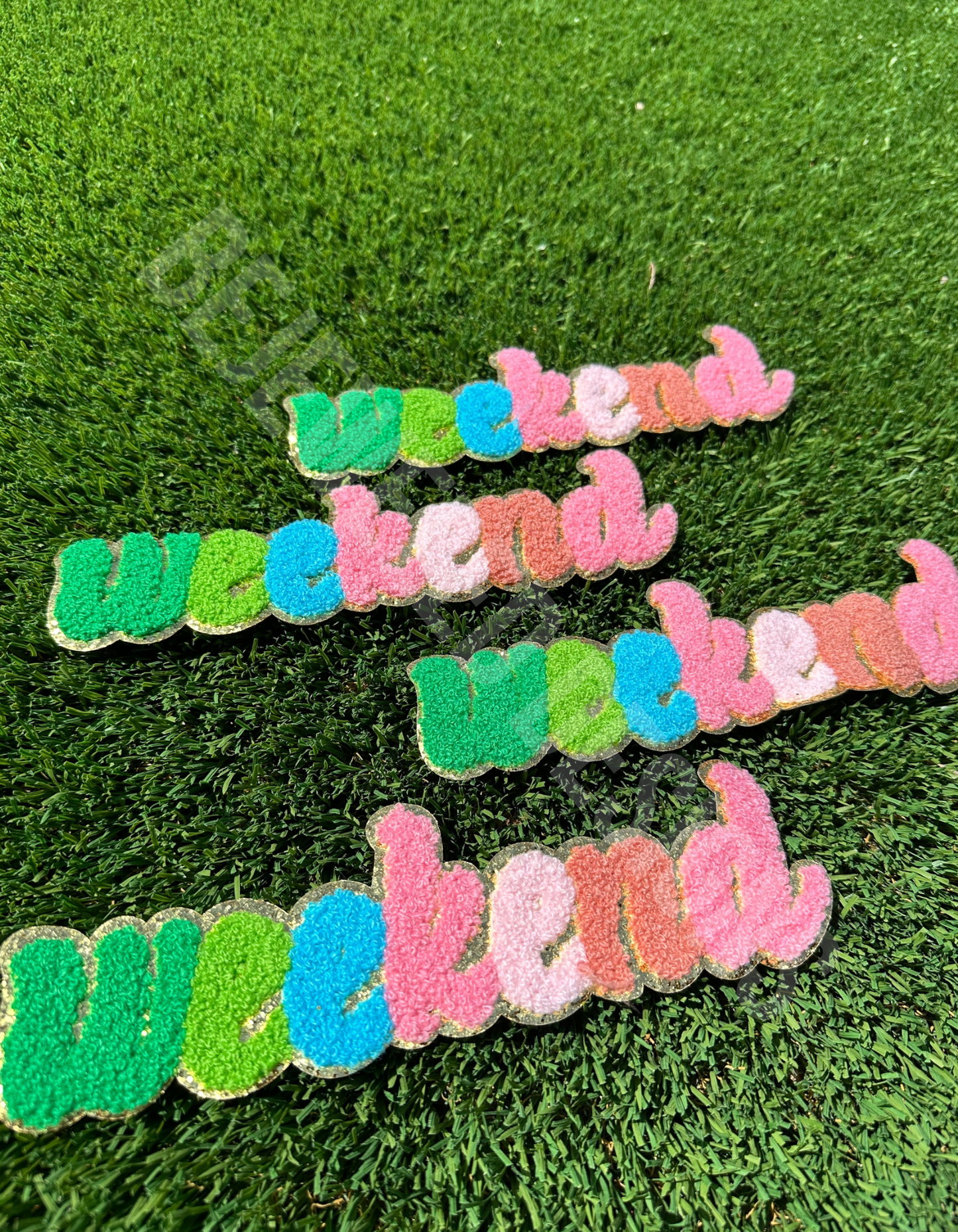 Weekend Chenille Patch Wholesale