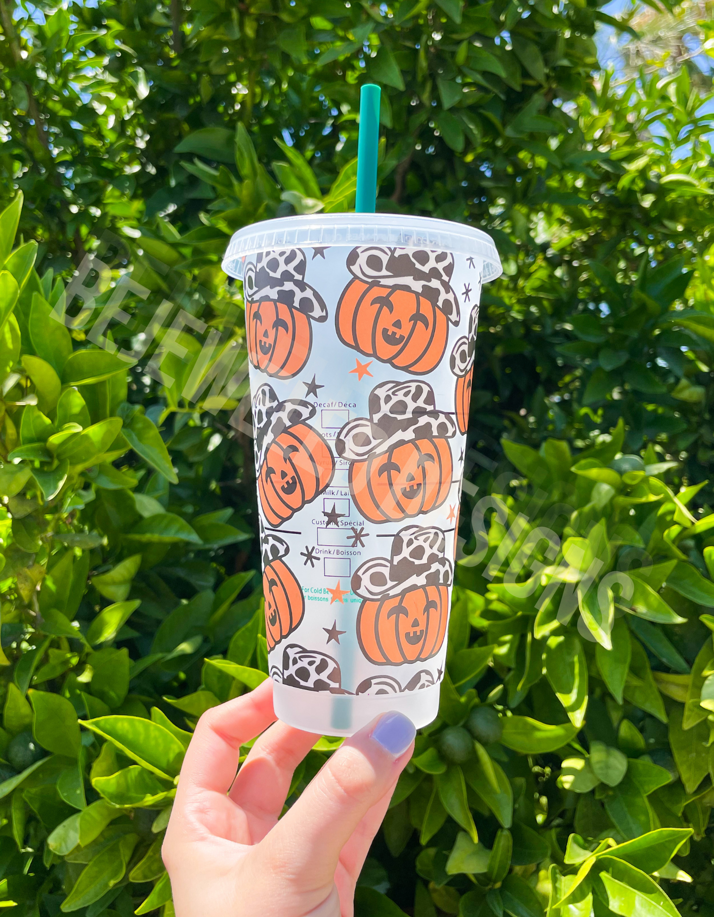 Cowboy Pumpkins Cold Cup