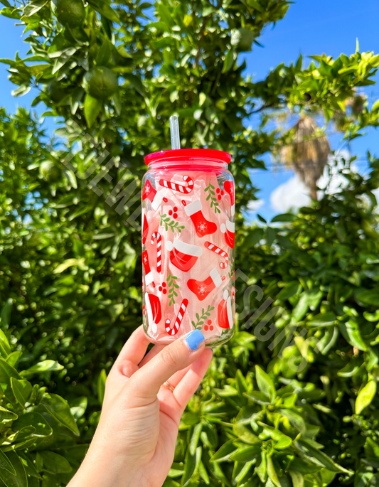 Christmas Stocking Beer Can