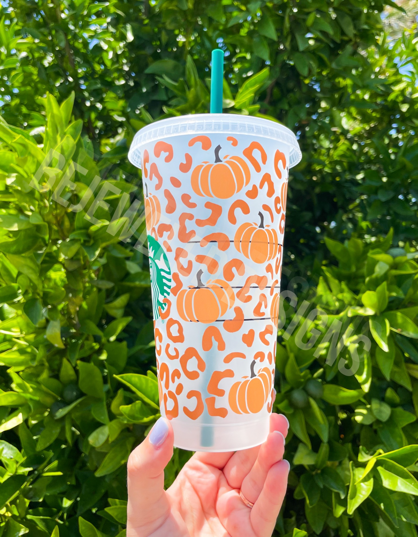 Pumpkin Leopard Cold Cup