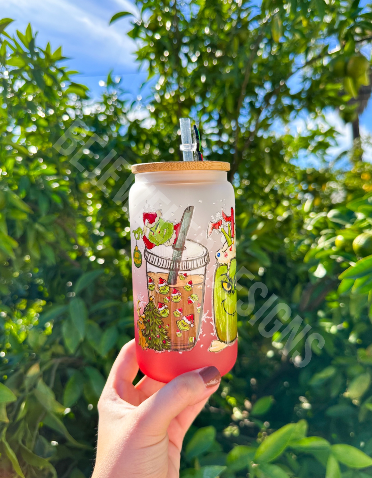 Christmas Ombre Cold Cup