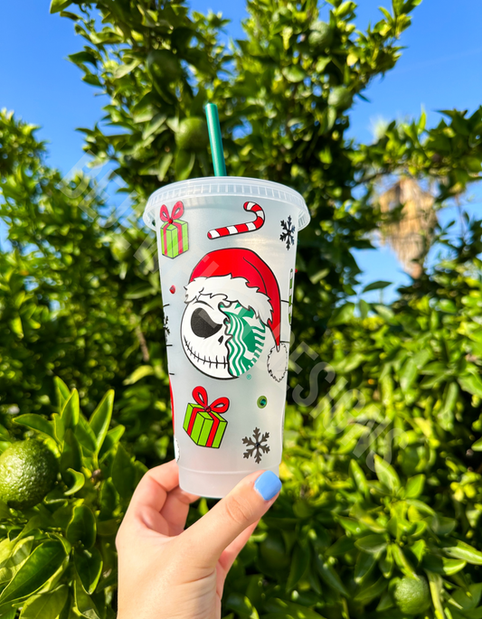 Rhinestone Christmas Cold Cup