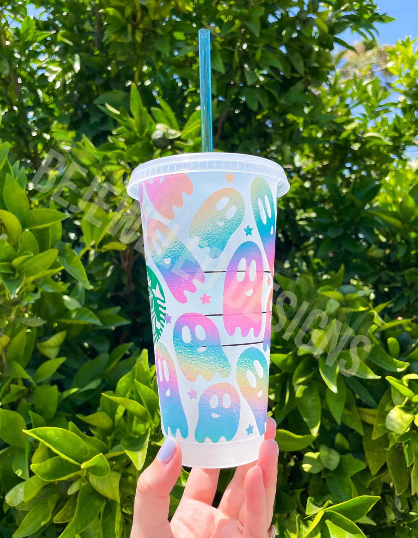 Rainbow Ghosts Cold Cup