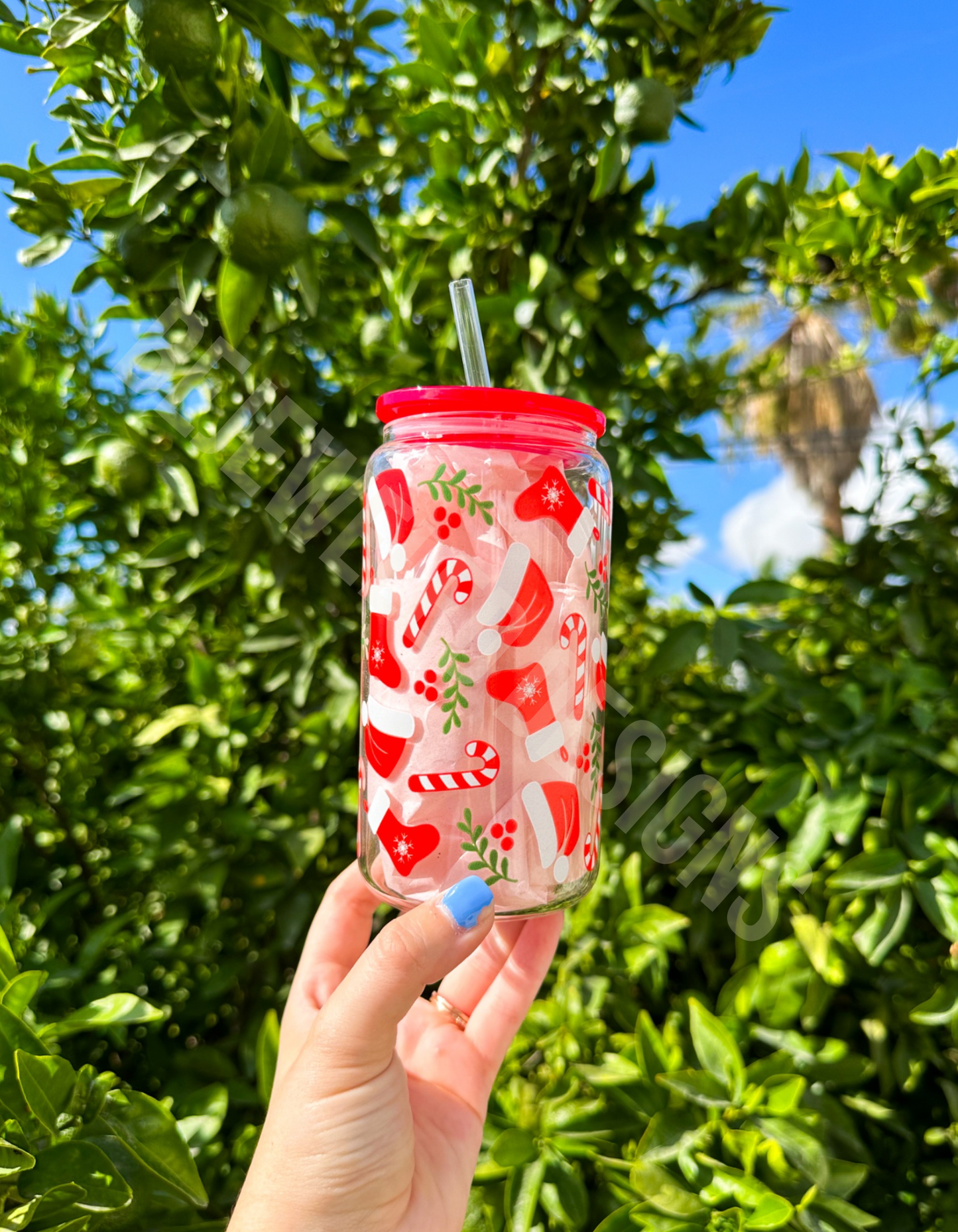 Christmas Stocking Beer Can