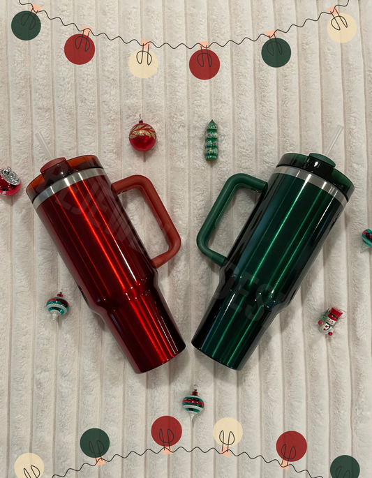 Holiday Chrome Tumblers 40 OZ