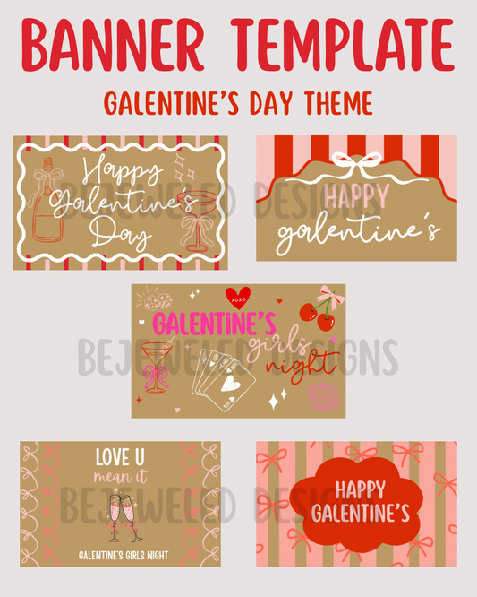 Banner Template - Galentine’s Day