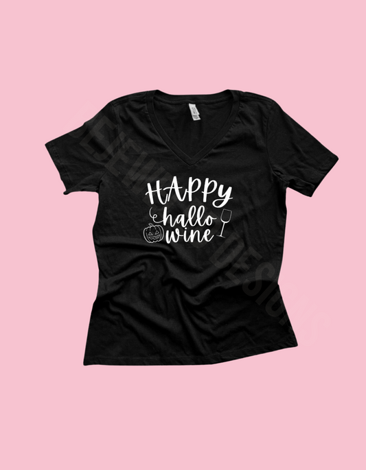 Happy Hallo Wine Shirt