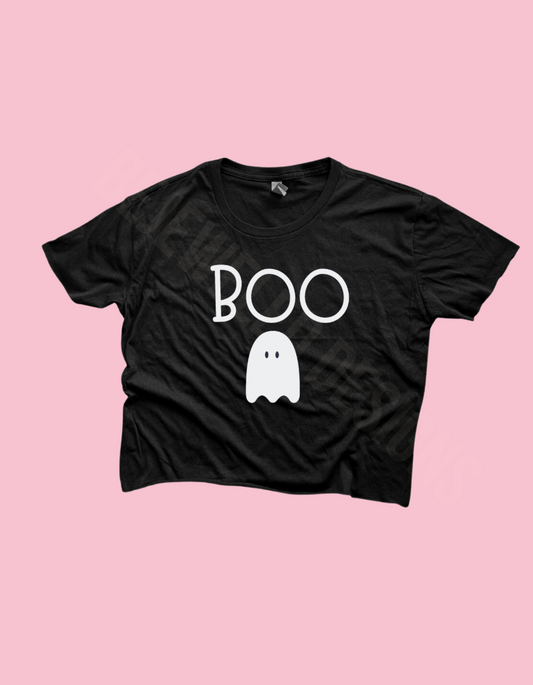 Boo Cropped Tshirt