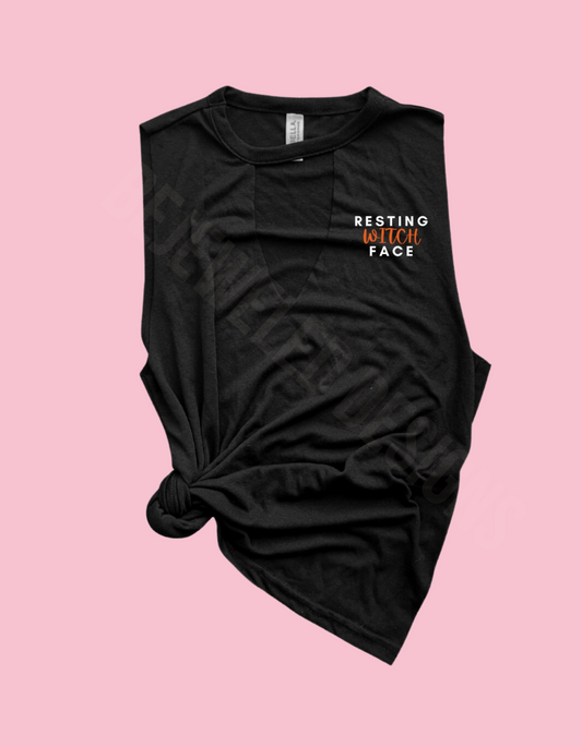 Resting Witch Face Tank Top