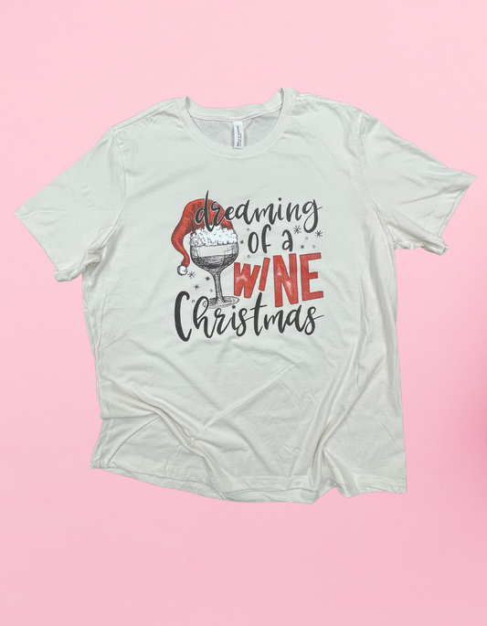 Dreaming Of A Wine Christmas Shirt