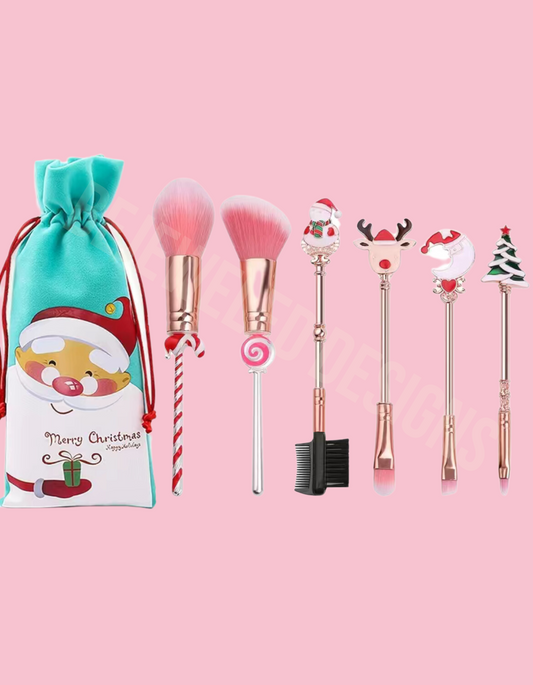 Christmas Makeup Brushes