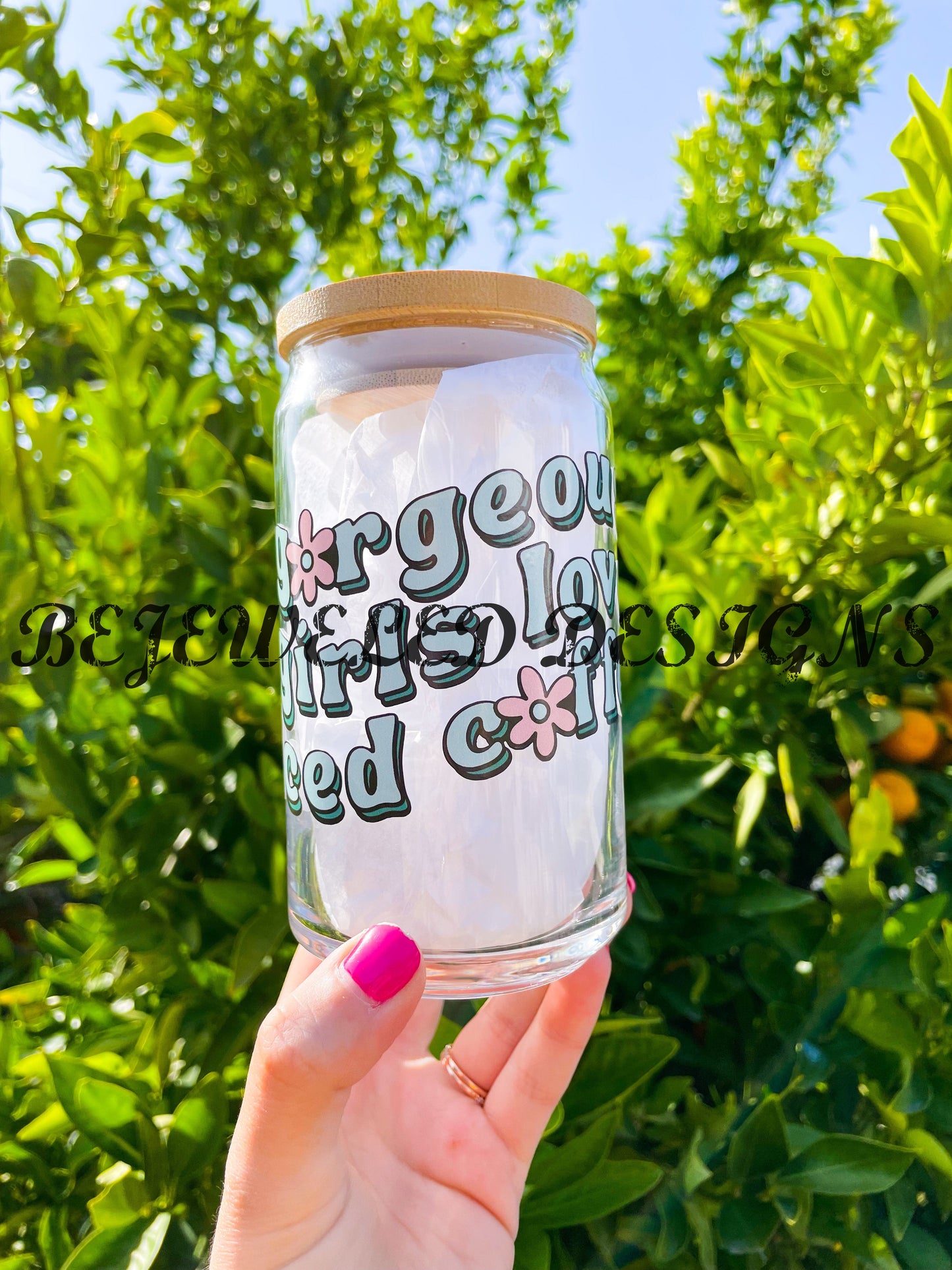 Gorgeous Girls Love Iced Coffee Beer Can