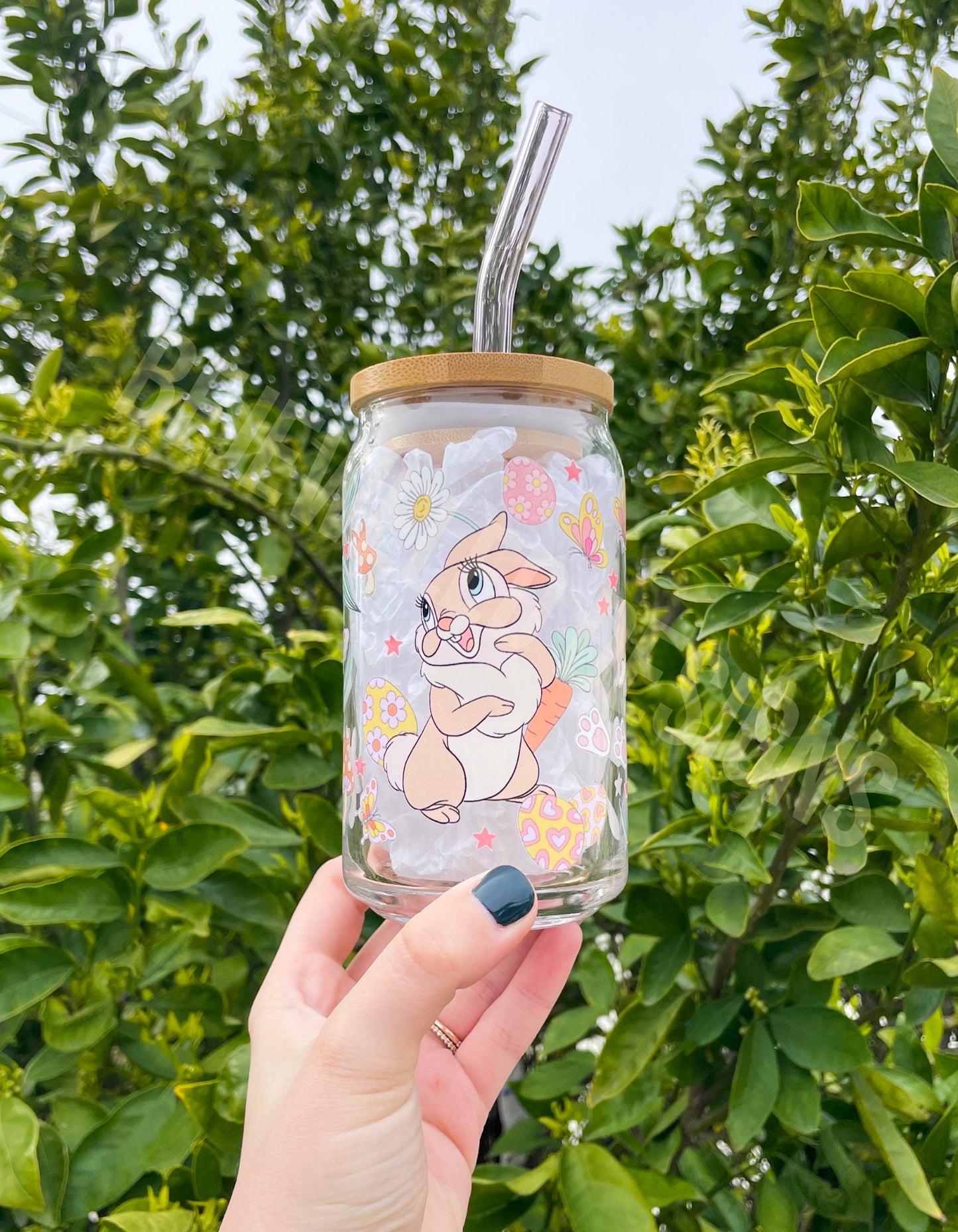 Cute Bunny Beer Can