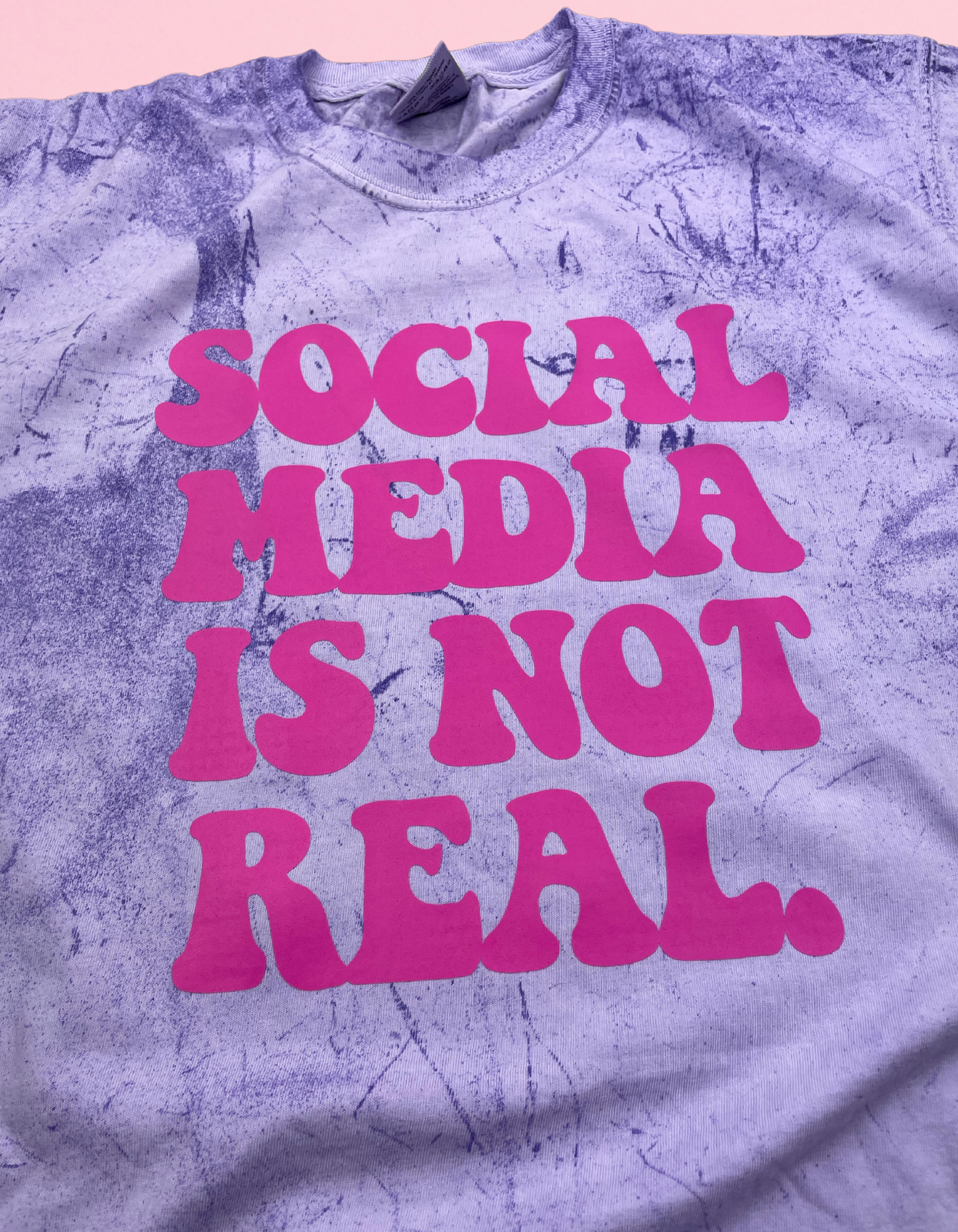 Social Media Is Not Real Shirt