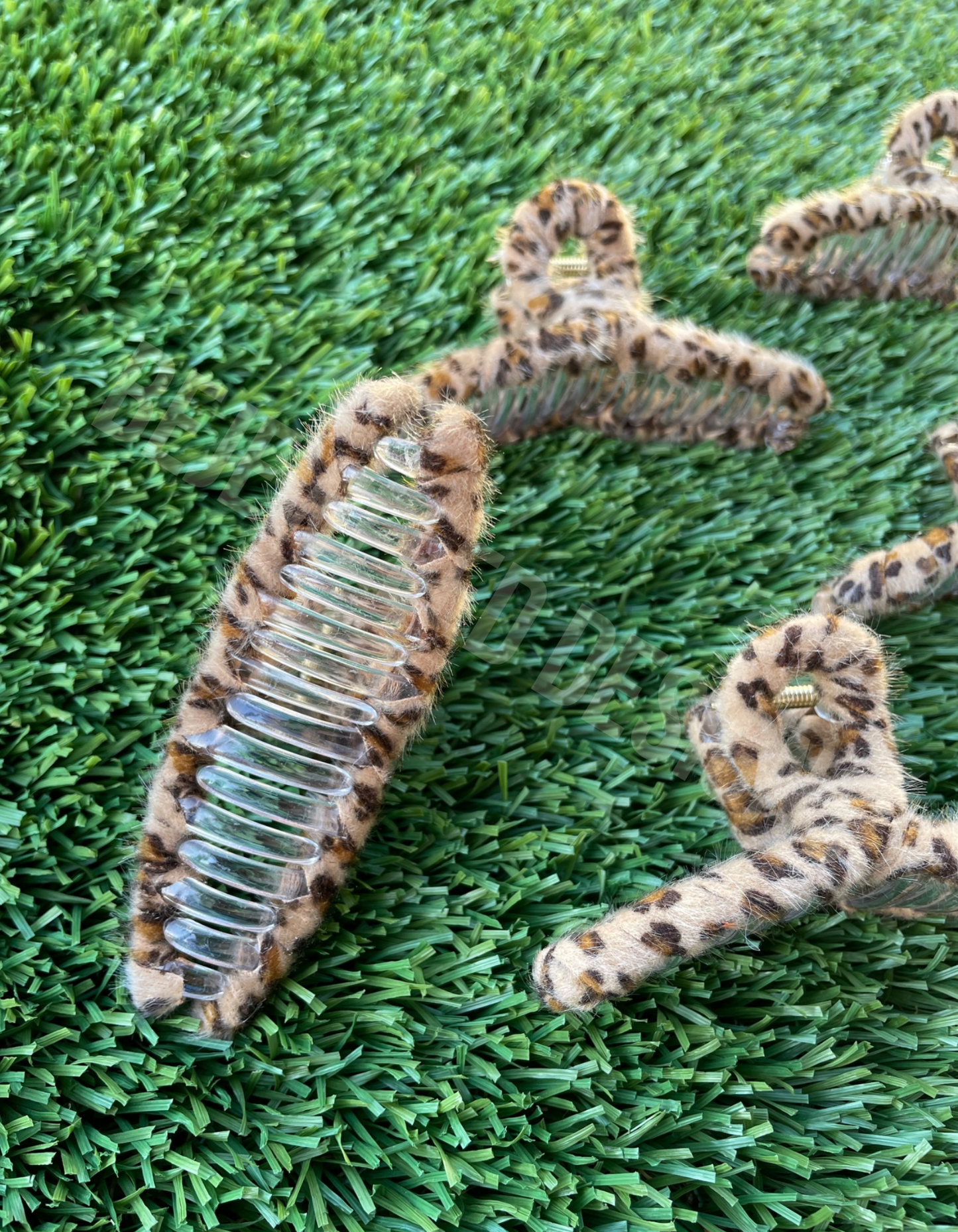 Leopard Fur Hair Claw