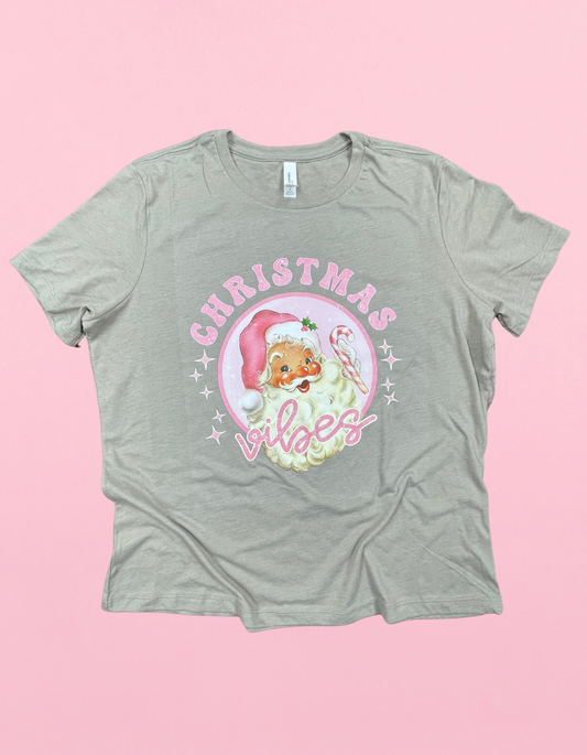 Pink Christmas Vibes Shirt