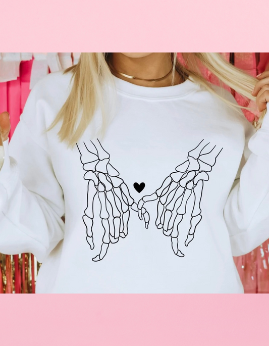 Skelly Heart Hands Shirt