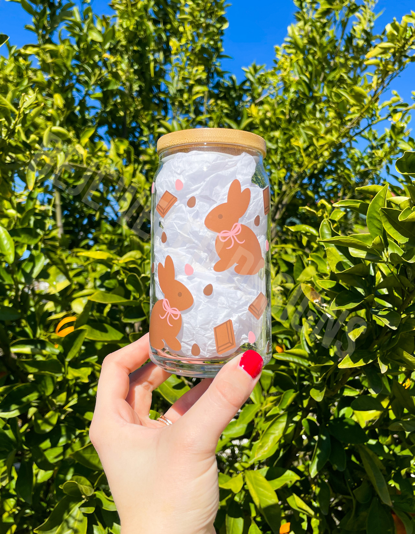 Chocolate Bunnies Beer Can