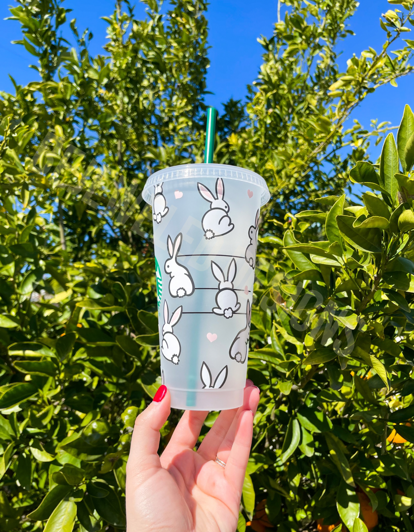 Cotton Tail Bunny Cold Cup