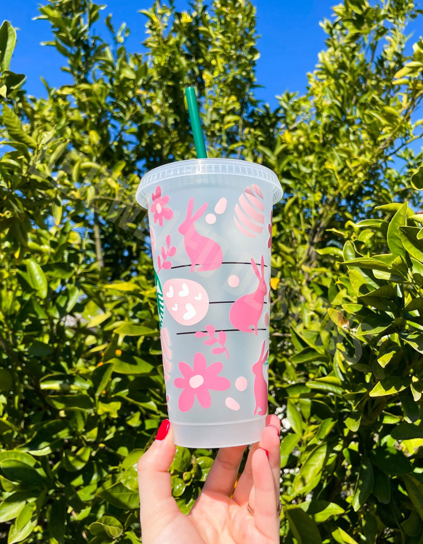 Pink Easter Cold Cup