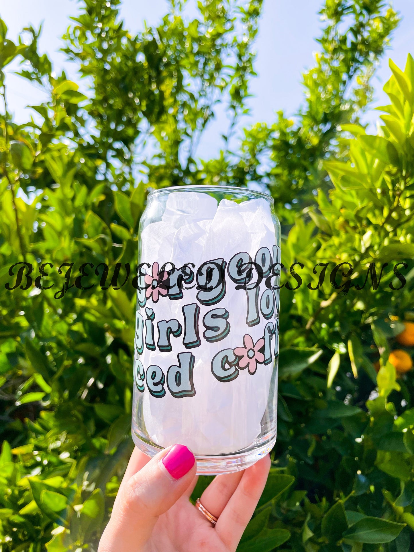 Gorgeous Girls Love Iced Coffee Beer Can