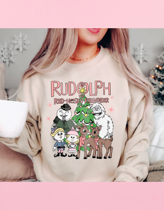 Red Noise Reindeer Shirt