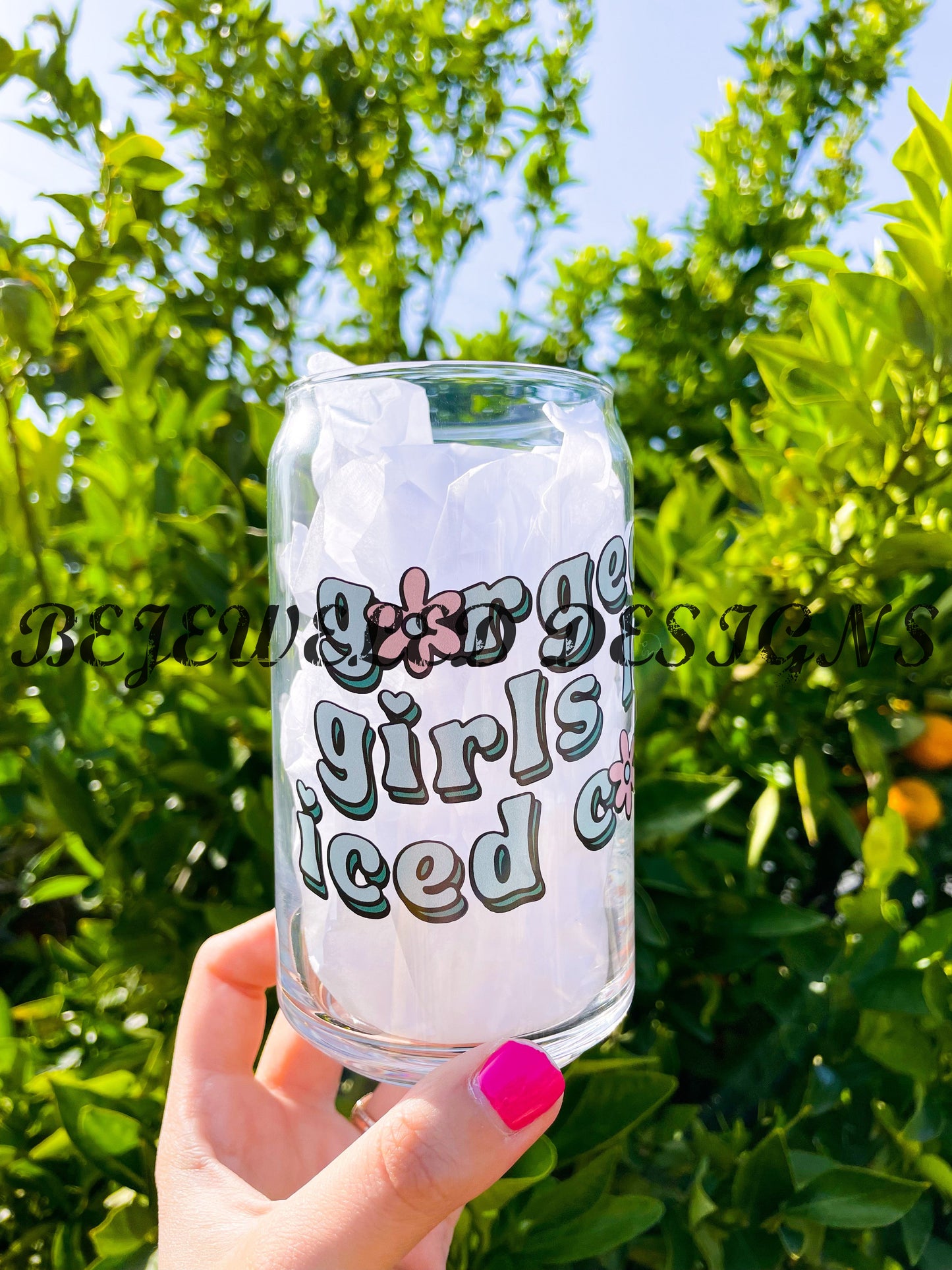 Gorgeous Girls Love Iced Coffee Beer Can