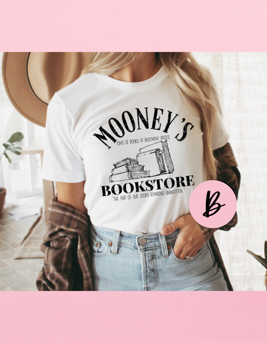 Mooney’s Bookstore Shirt