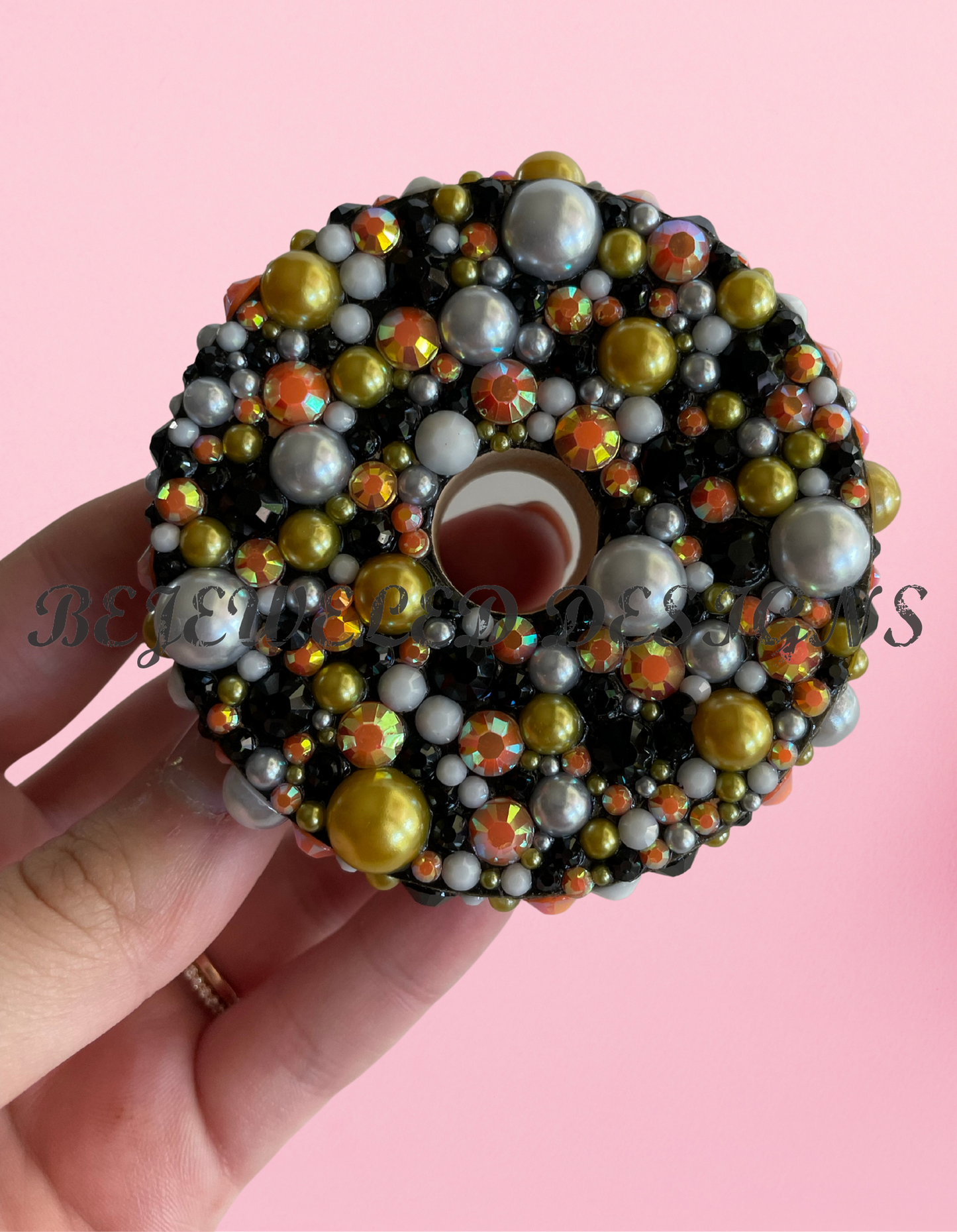 Rhinestone Bamboo Lids