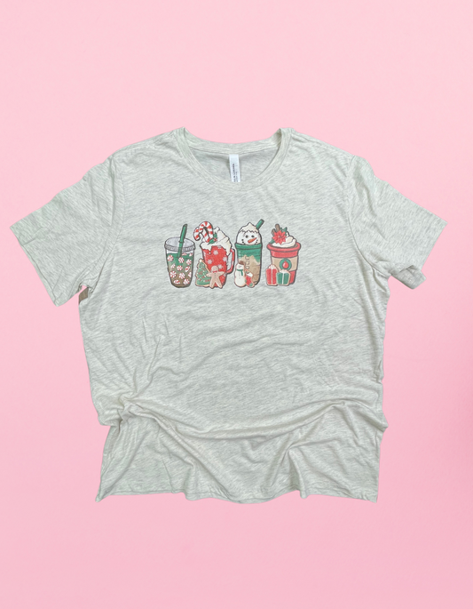 Christmas Coffee Cups Shirt