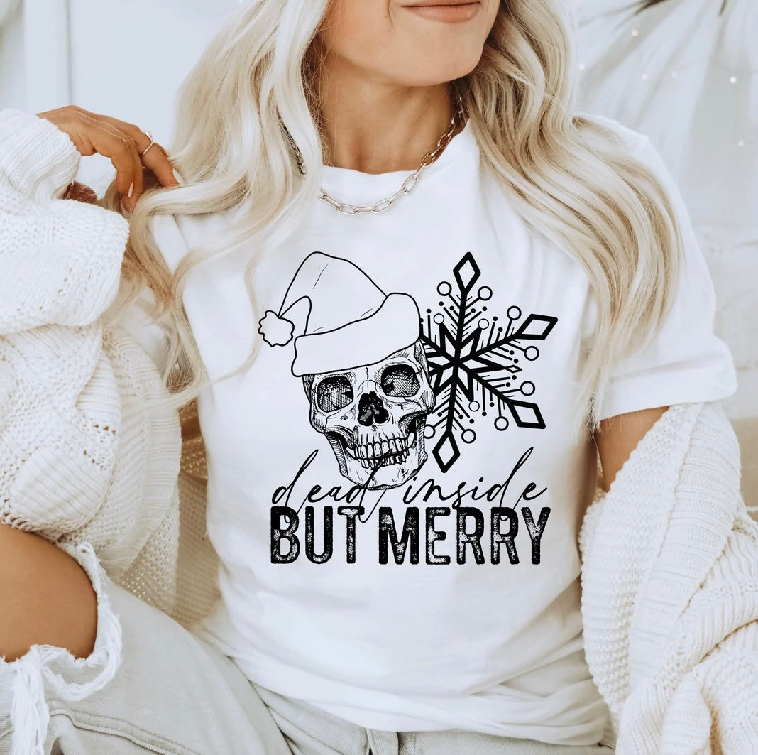 Dead Inside But Merry Shirt