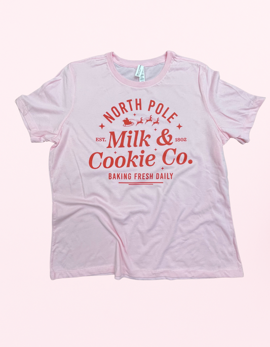 North Pole Milk & Cookie Co Shirt