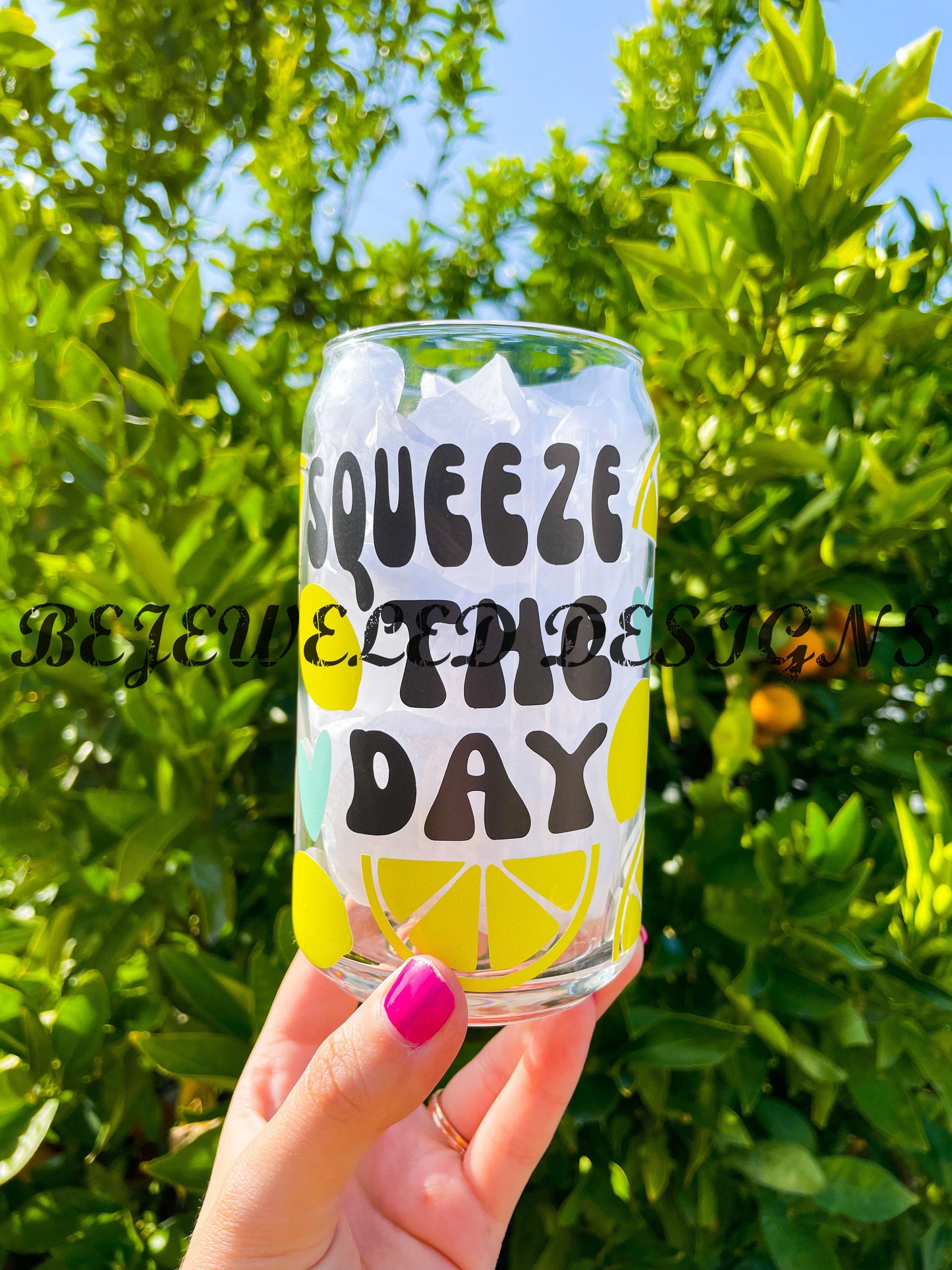 Squeeze The Day Beer Can