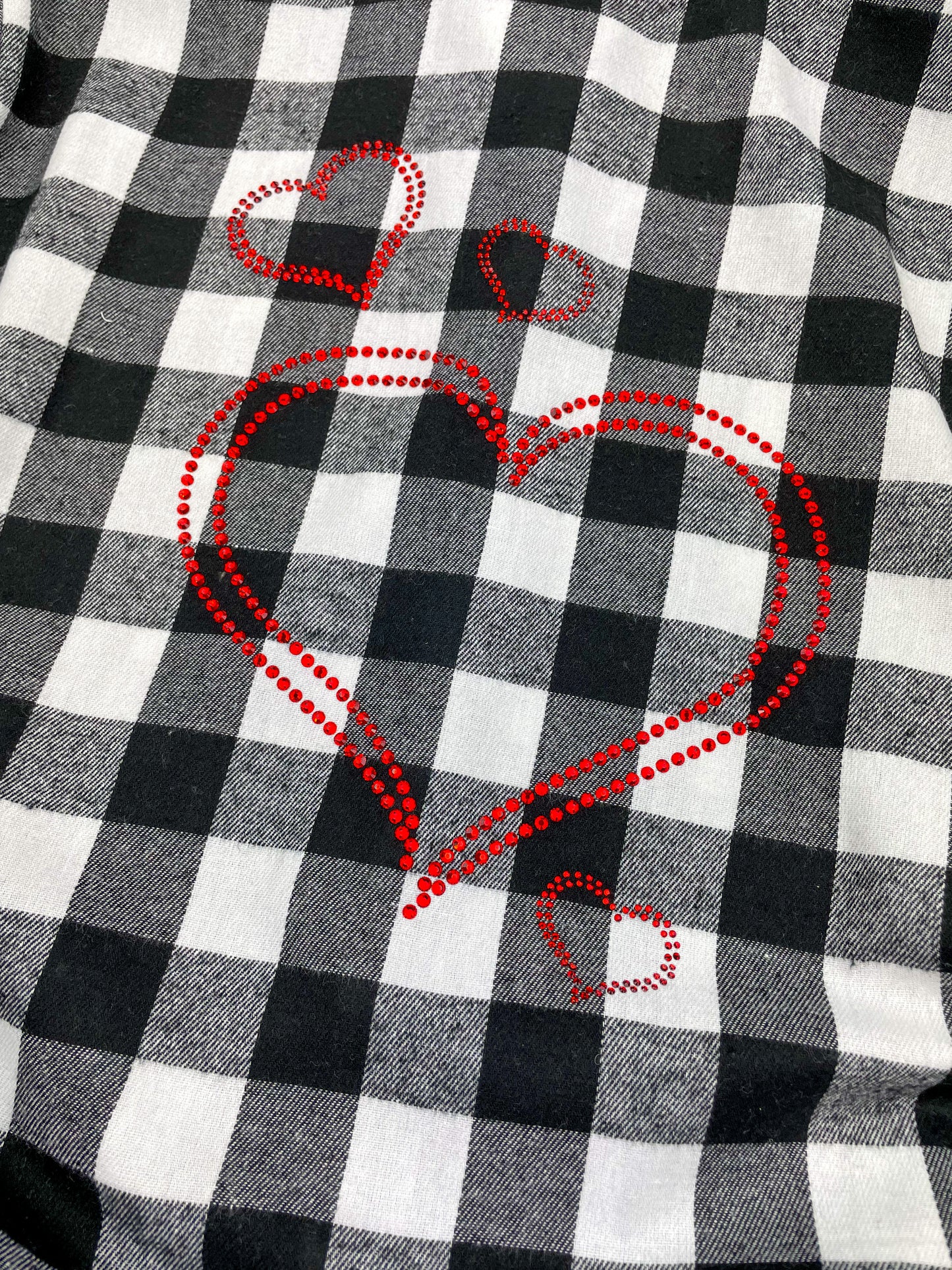 Valentines Heart Flannel