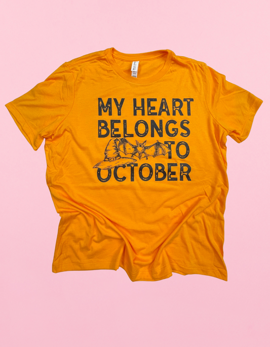 My Heart Belongs To October Shirt